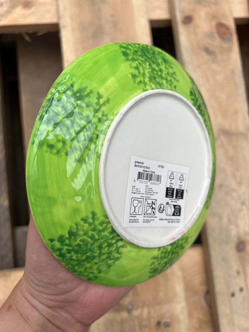 Wassermelonen-Teller „Dolomit“ von KEY LIME STORE