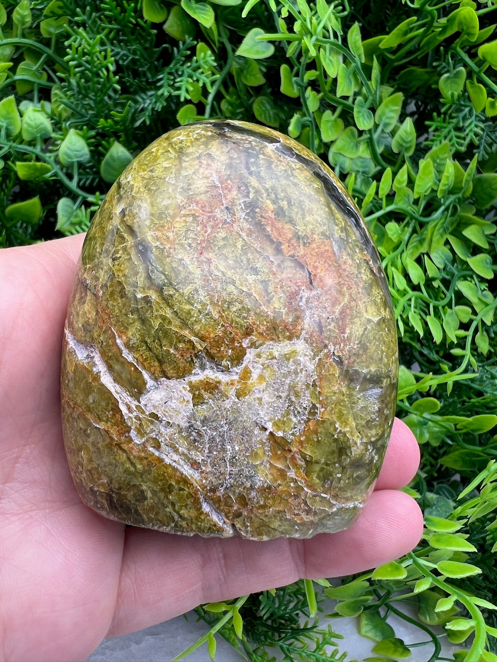 Grüner Opal, Freeform (75 mm) von KEY LIME STORE