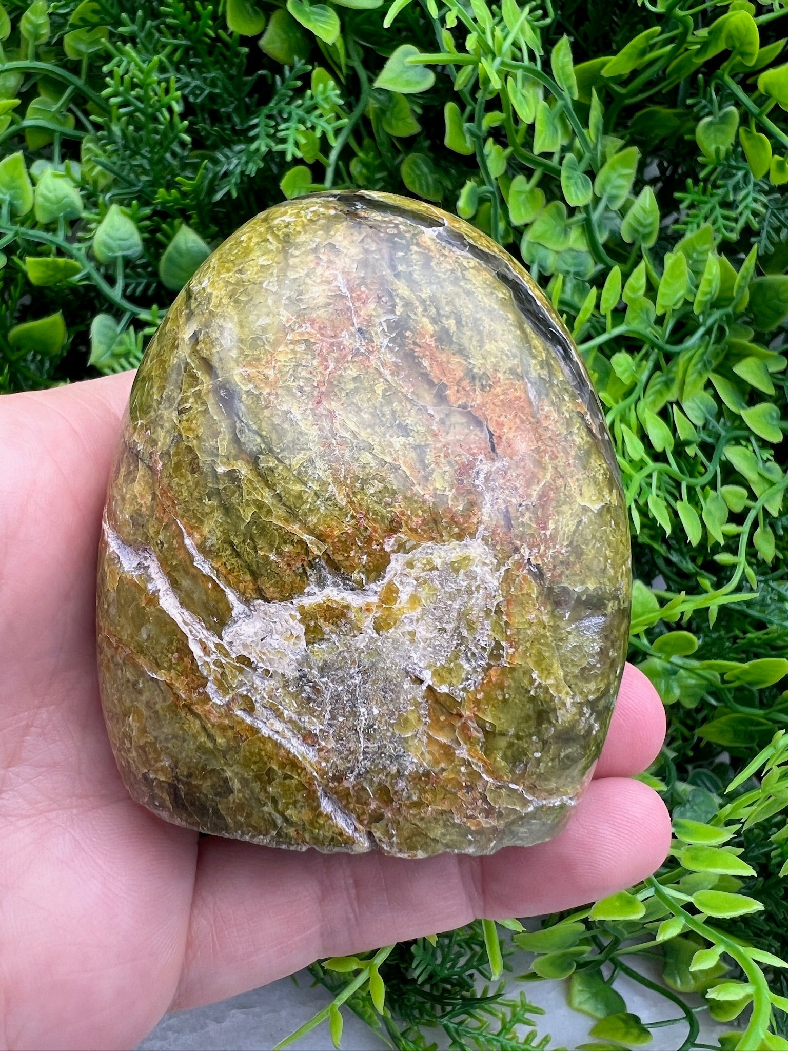 Grüner Opal, Freeform (75 mm) von KEY LIME STORE