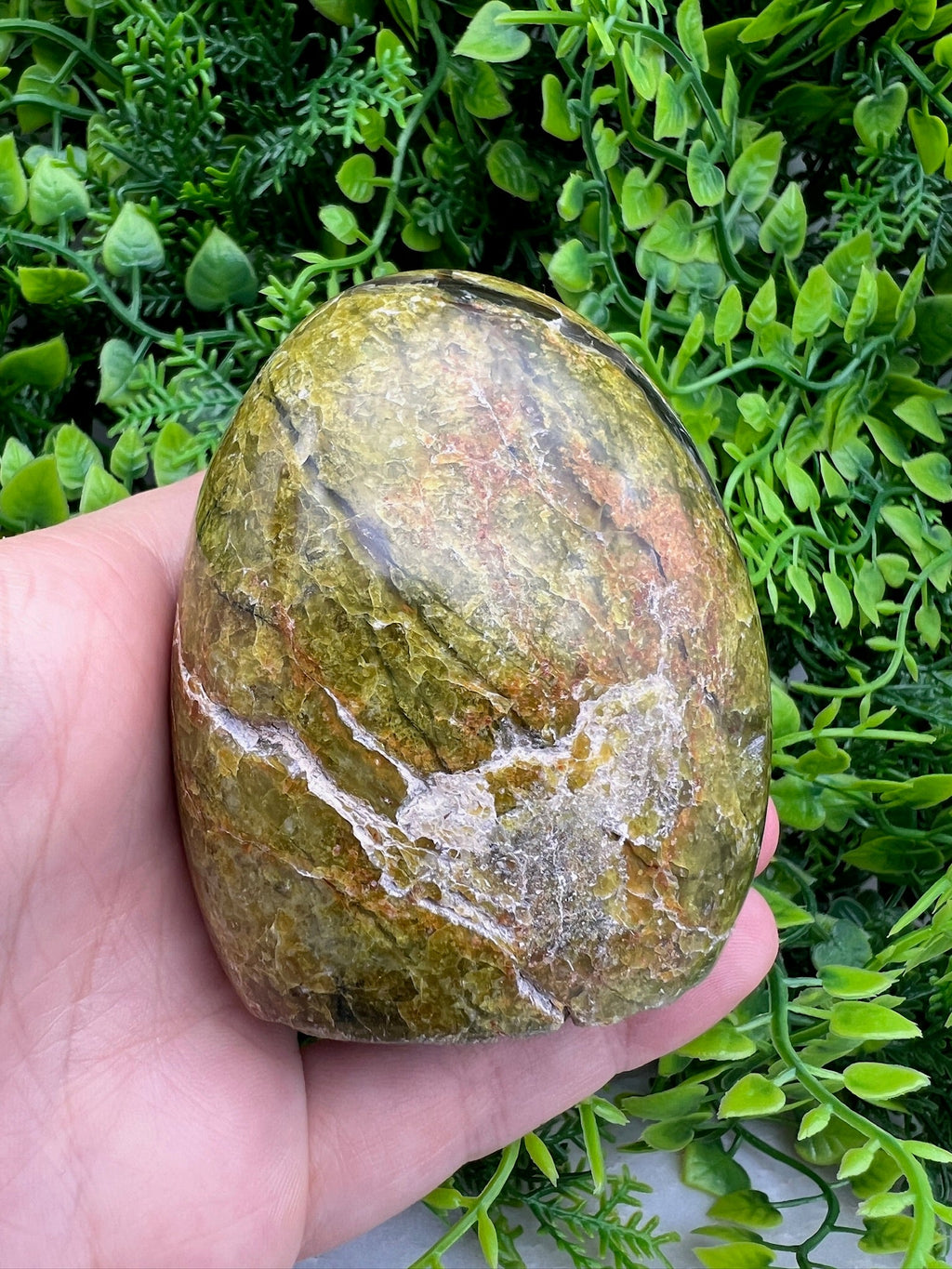 Grüner Opal, Freeform (75 mm) von KEY LIME STORE