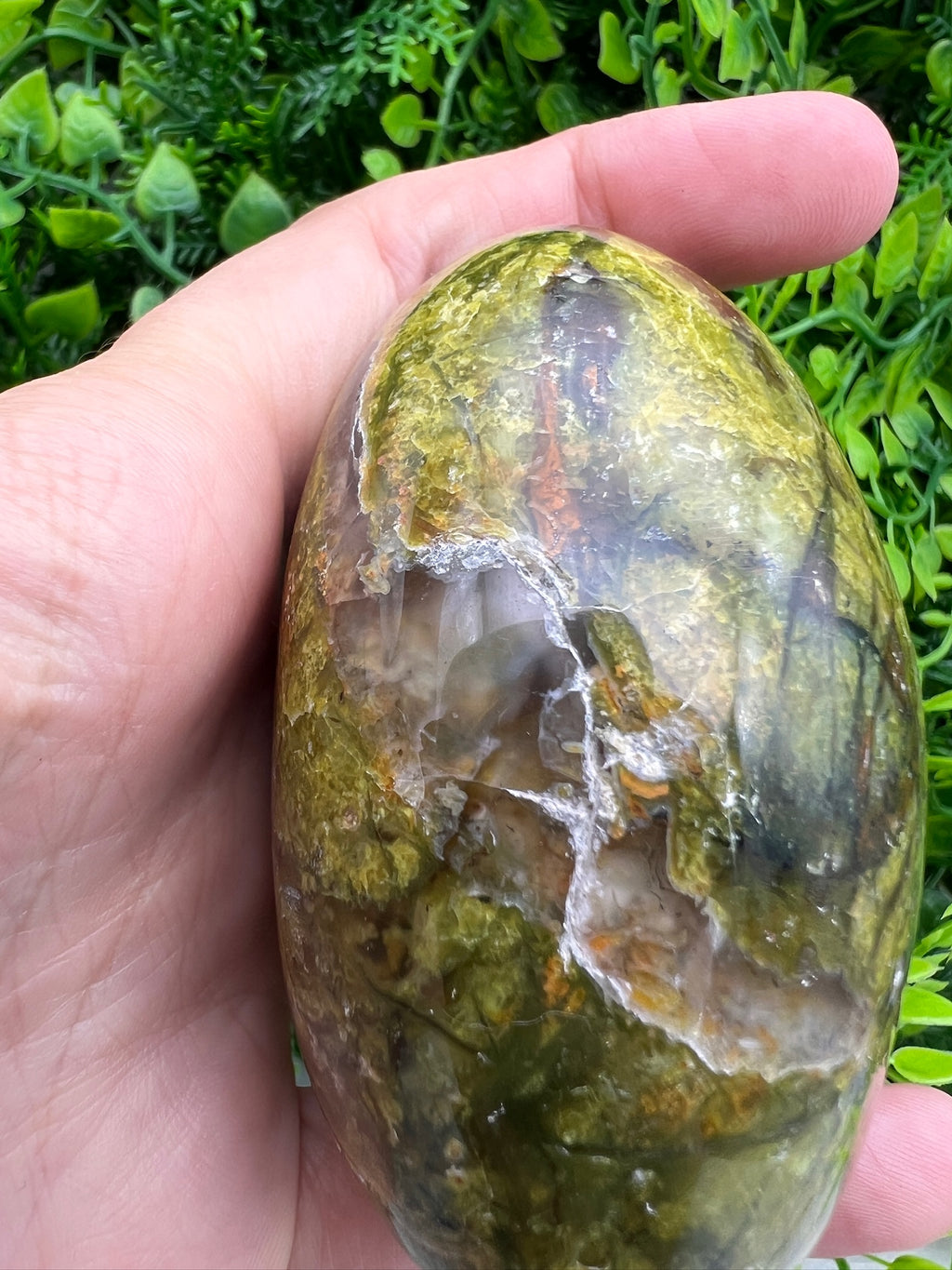 Grüner Opal, Freeform (75 mm) von KEY LIME STORE