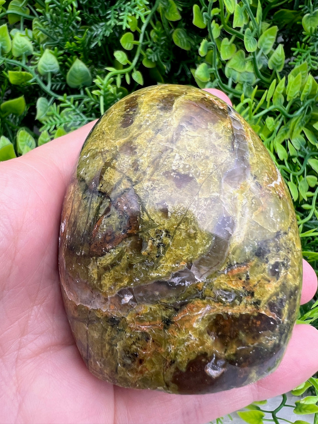 Grüner Opal, Freeform (75 mm) von KEY LIME STORE