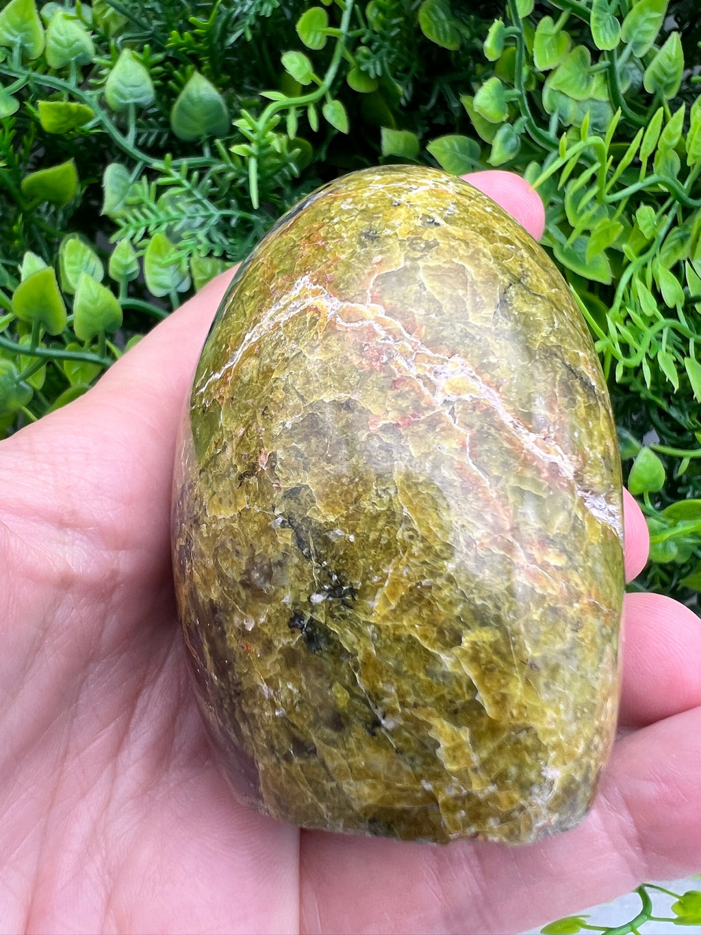 Grüner Opal, Freeform (75 mm) von KEY LIME STORE