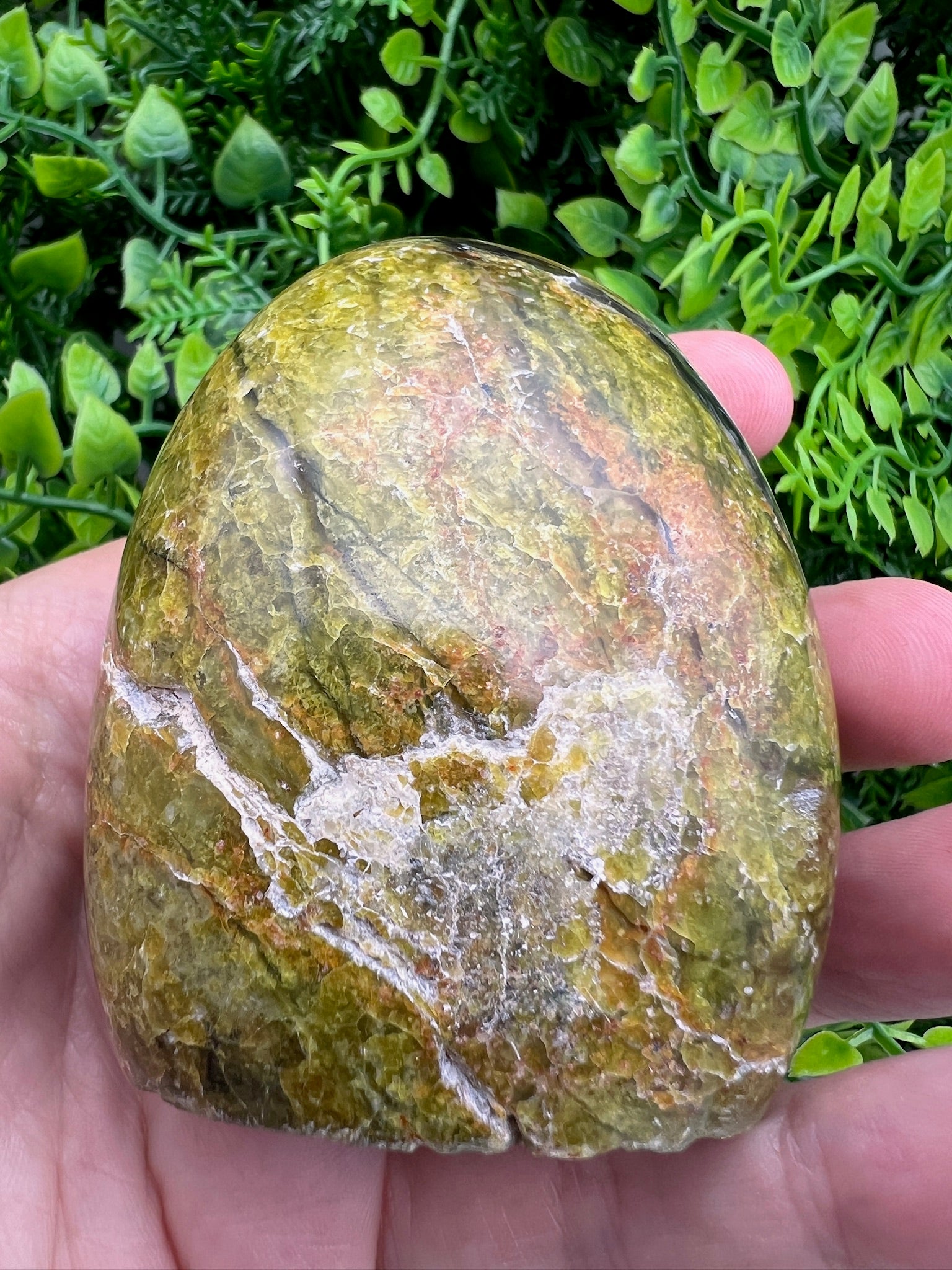Grüner Opal, Freeform (75 mm) von KEY LIME STORE
