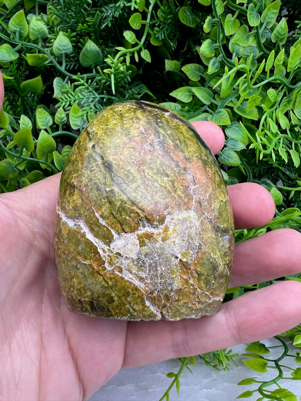 Grüner Opal, Freeform (75 mm) von KEY LIME STORE