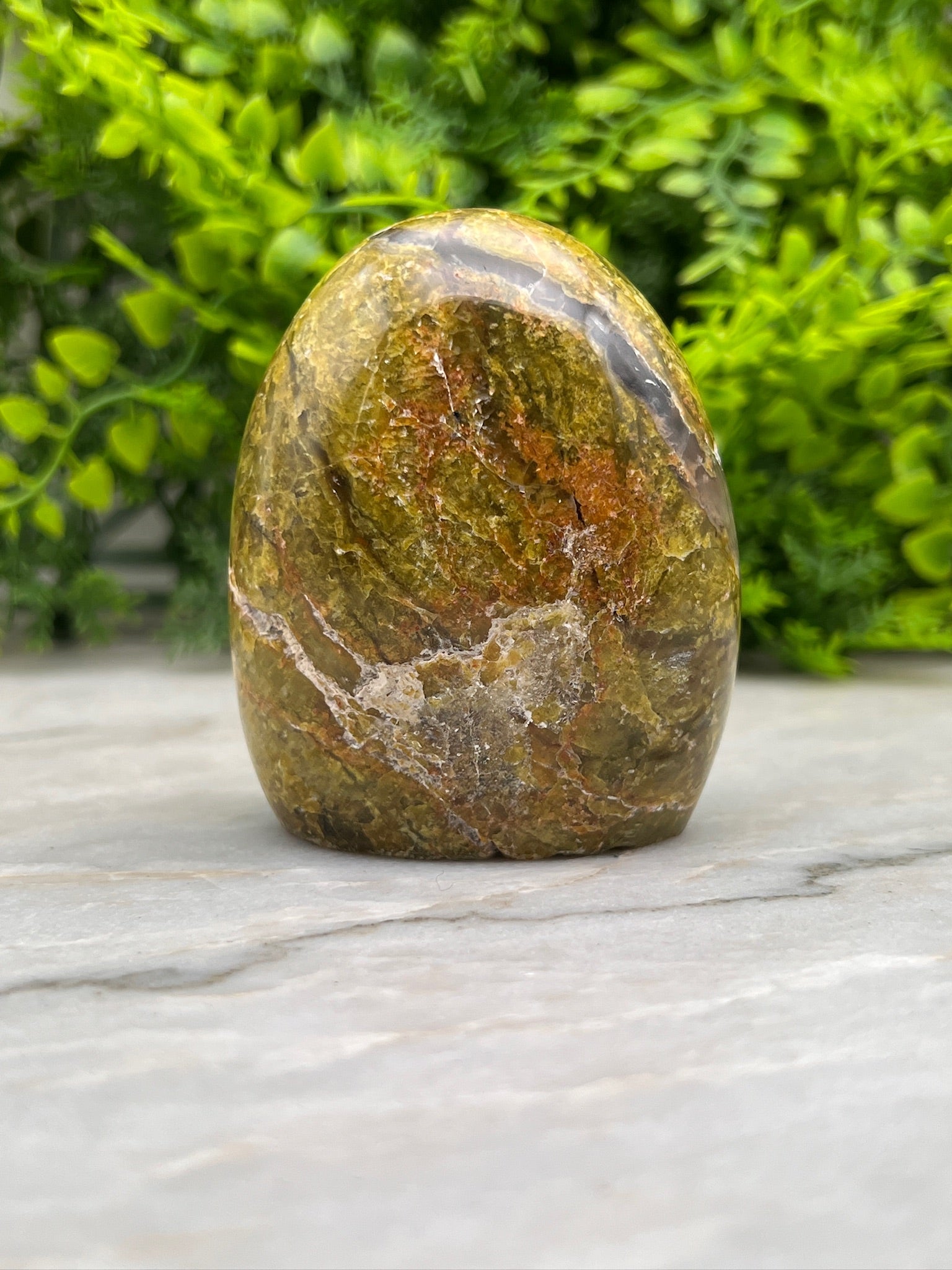 Grüner Opal, Freeform (75 mm) von KEY LIME STORE
