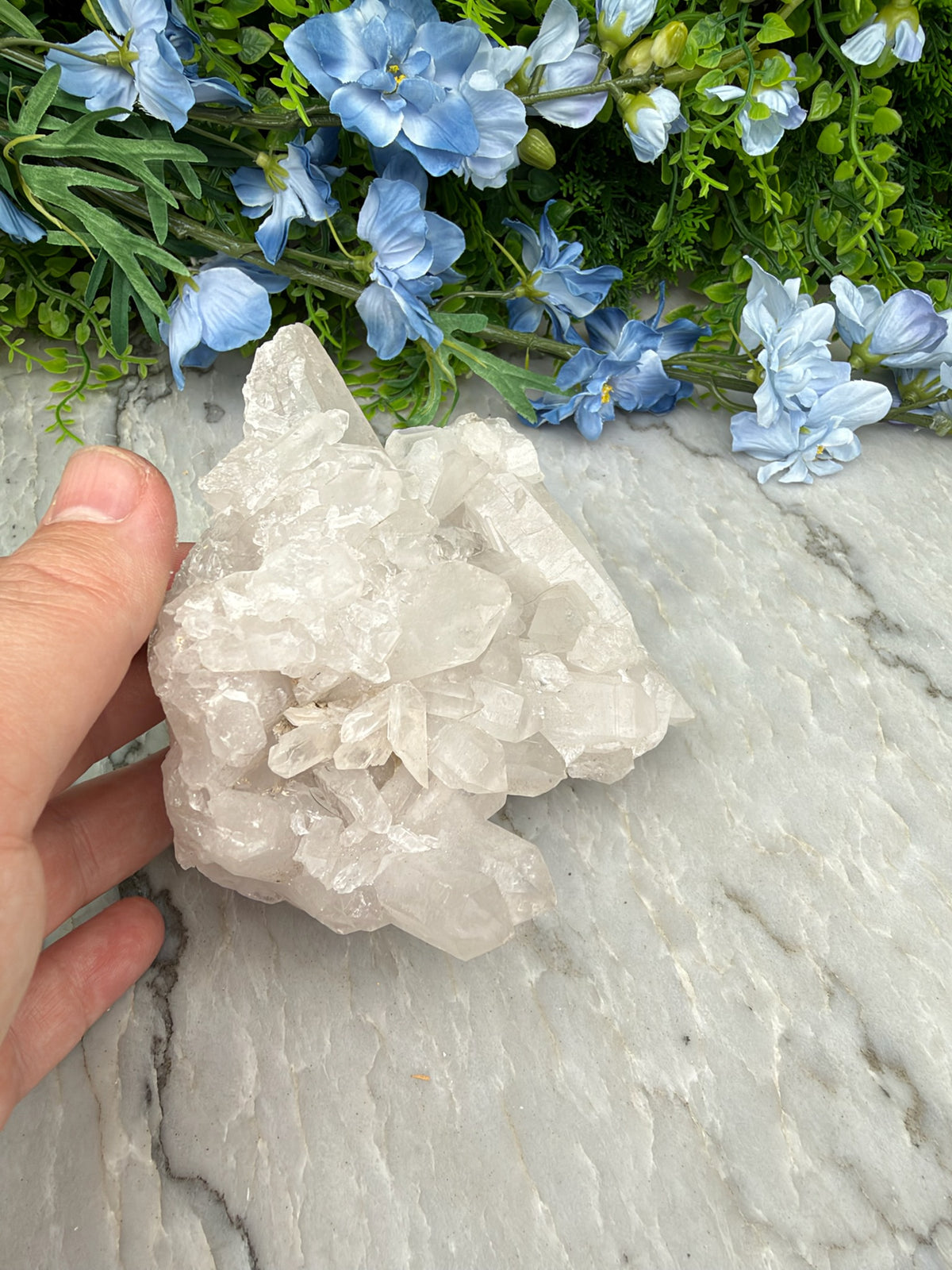 Bergkristal cluster