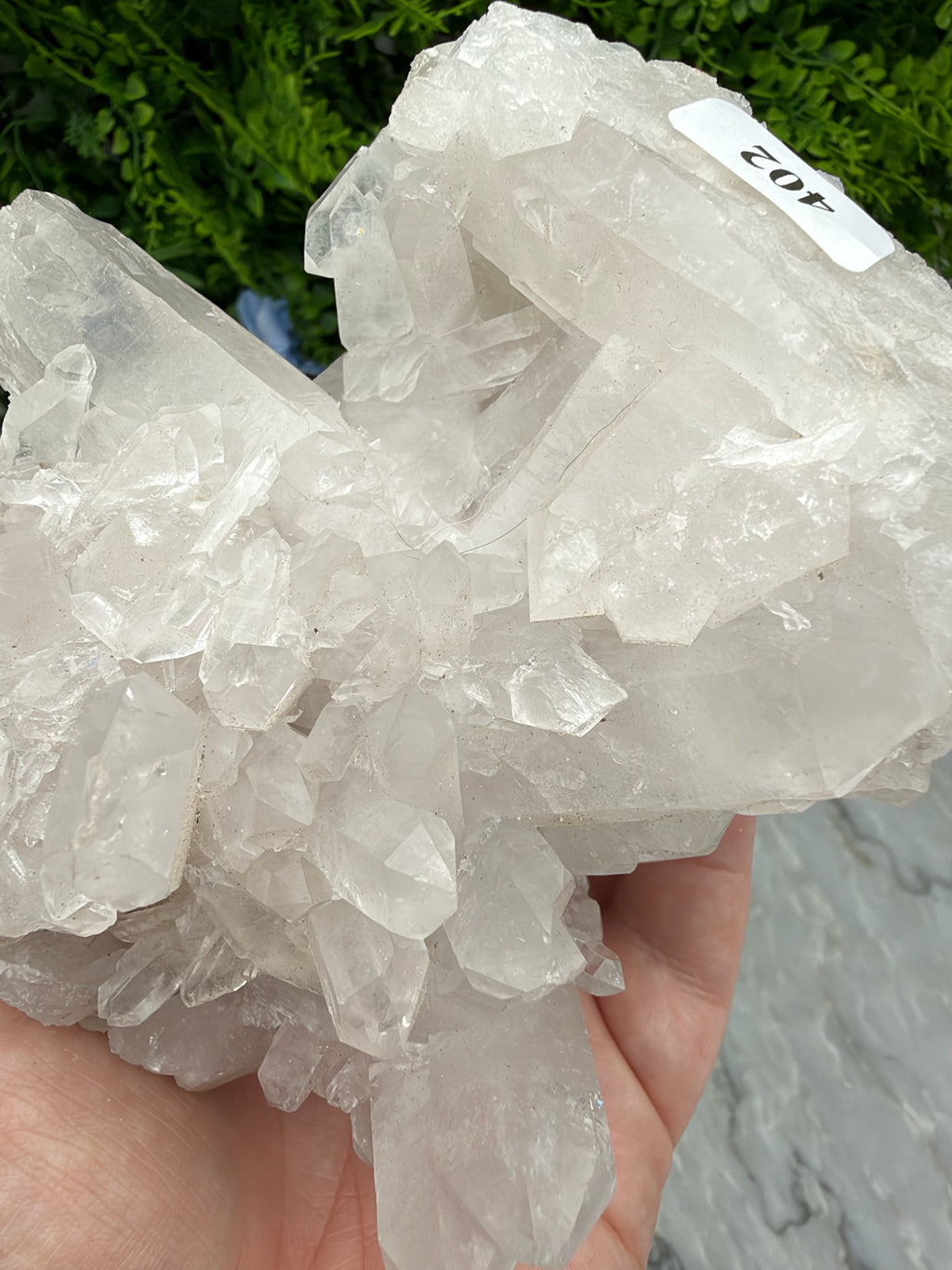 Bergkristal cluster