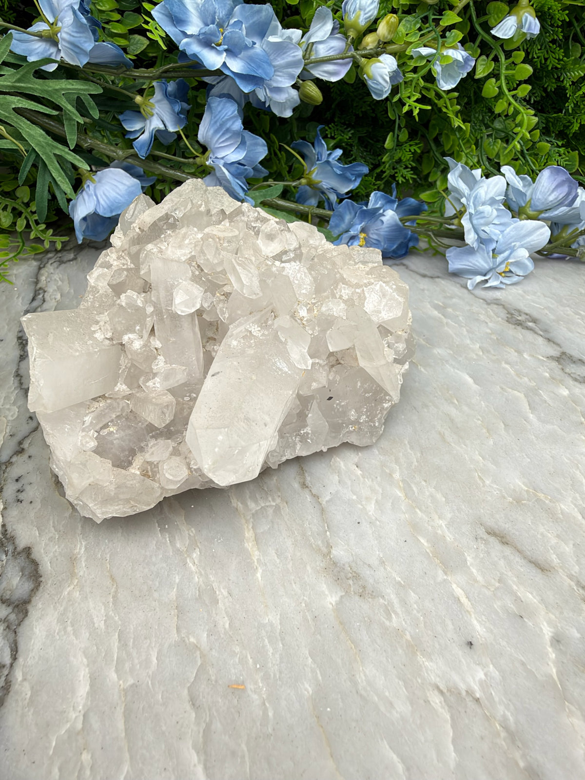 Bergkristal cluster