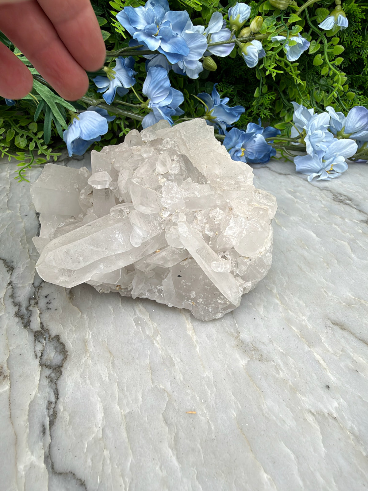 Bergkristal cluster
