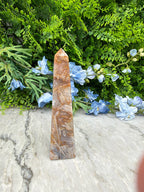 Sageniet Agaat obelisk