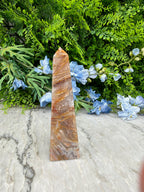 Sageniet Agaat obelisk