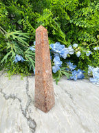 Sageniet Agaat obelisk