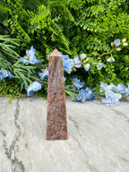 Sageniet Agaat obelisk