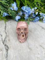 Druzy Roze Amethist schedel hoge kwaliteit en handgeslepen (366 gr/8.5 cm)