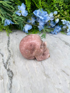 Druzy Roze Amethist schedel hoge kwaliteit en handgeslepen (366 gr/8.5 cm)