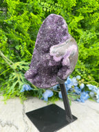XL - Amethist cluster op standaard (2350 gr/26.5 cm)