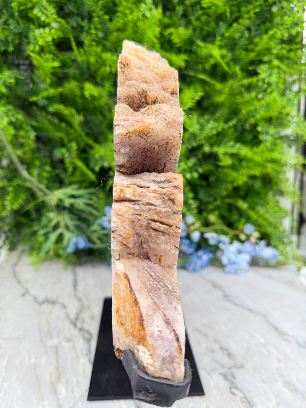 Amethist waaier dikke schijf (4718 gr/40 cm)