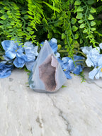 Druzy Agaat diamantvorm (208 gr/9 cm)