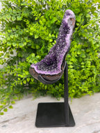 Amethist cluster op standaard by KEY LIME STORE