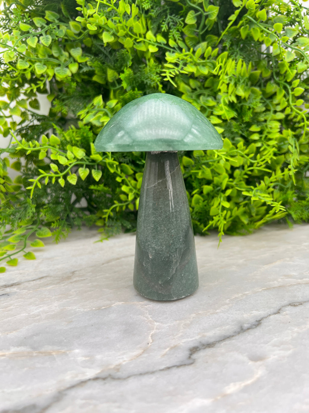 Groene Kwarts paddenstoel XL