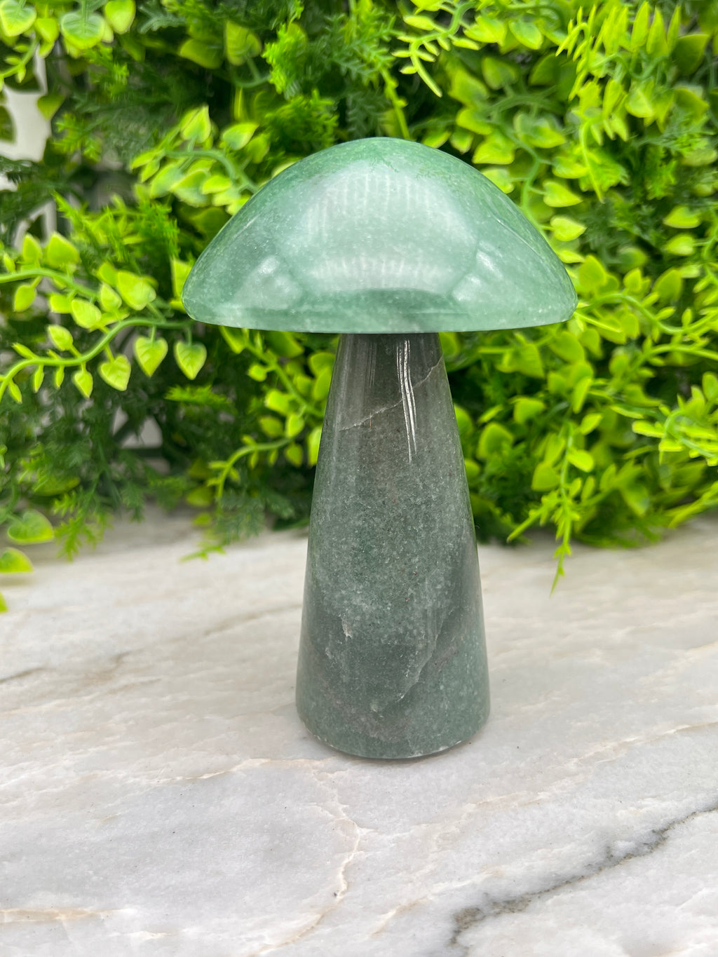 Groene Kwarts paddenstoel XL