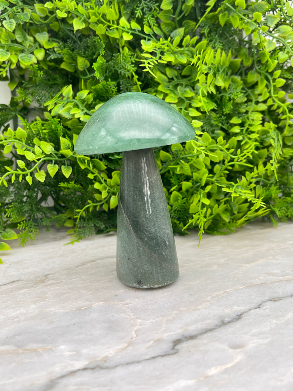 Groene Kwarts paddenstoel XL
