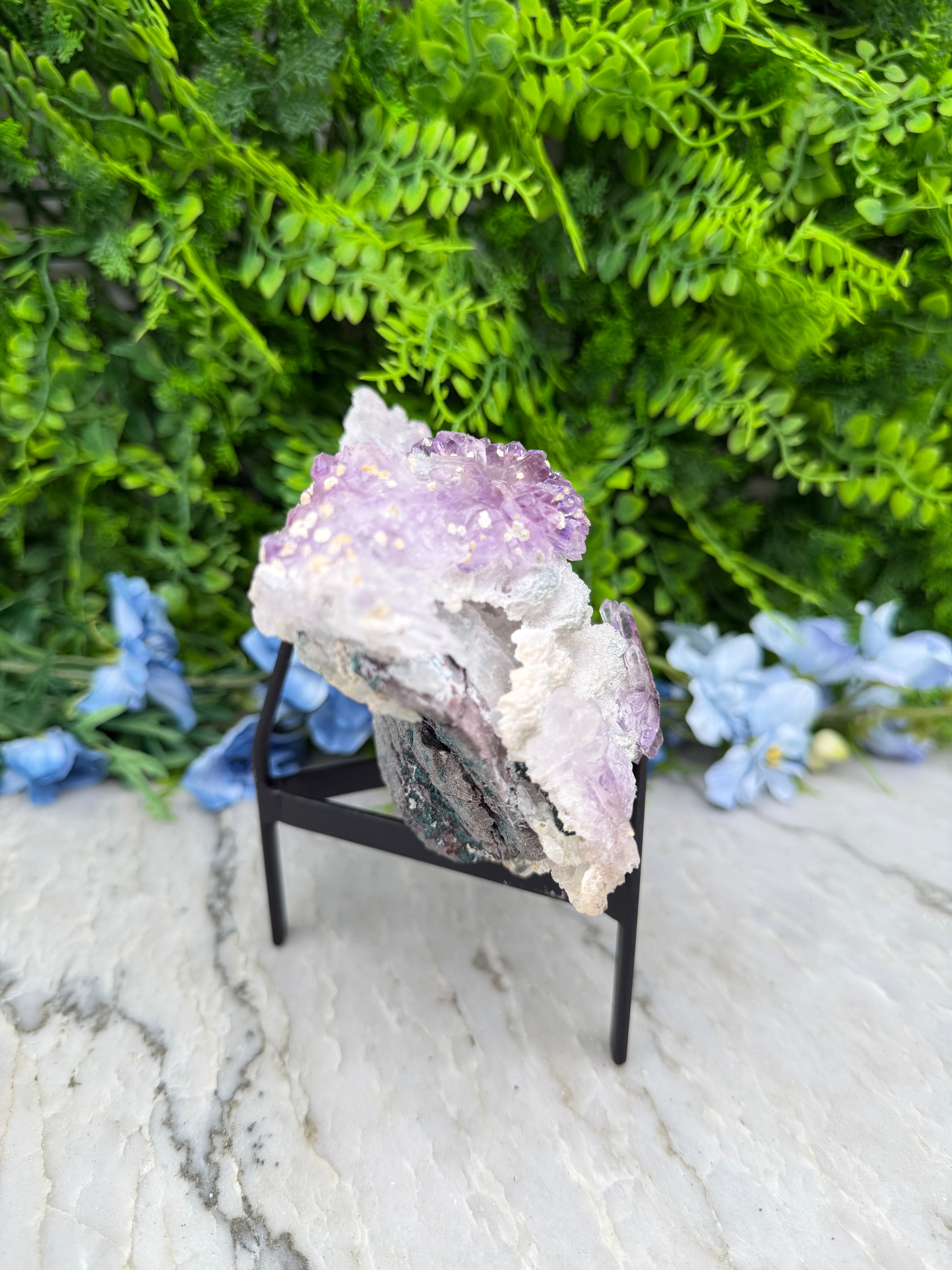 Amethist flower op standaard (1142 gr/21 cm)