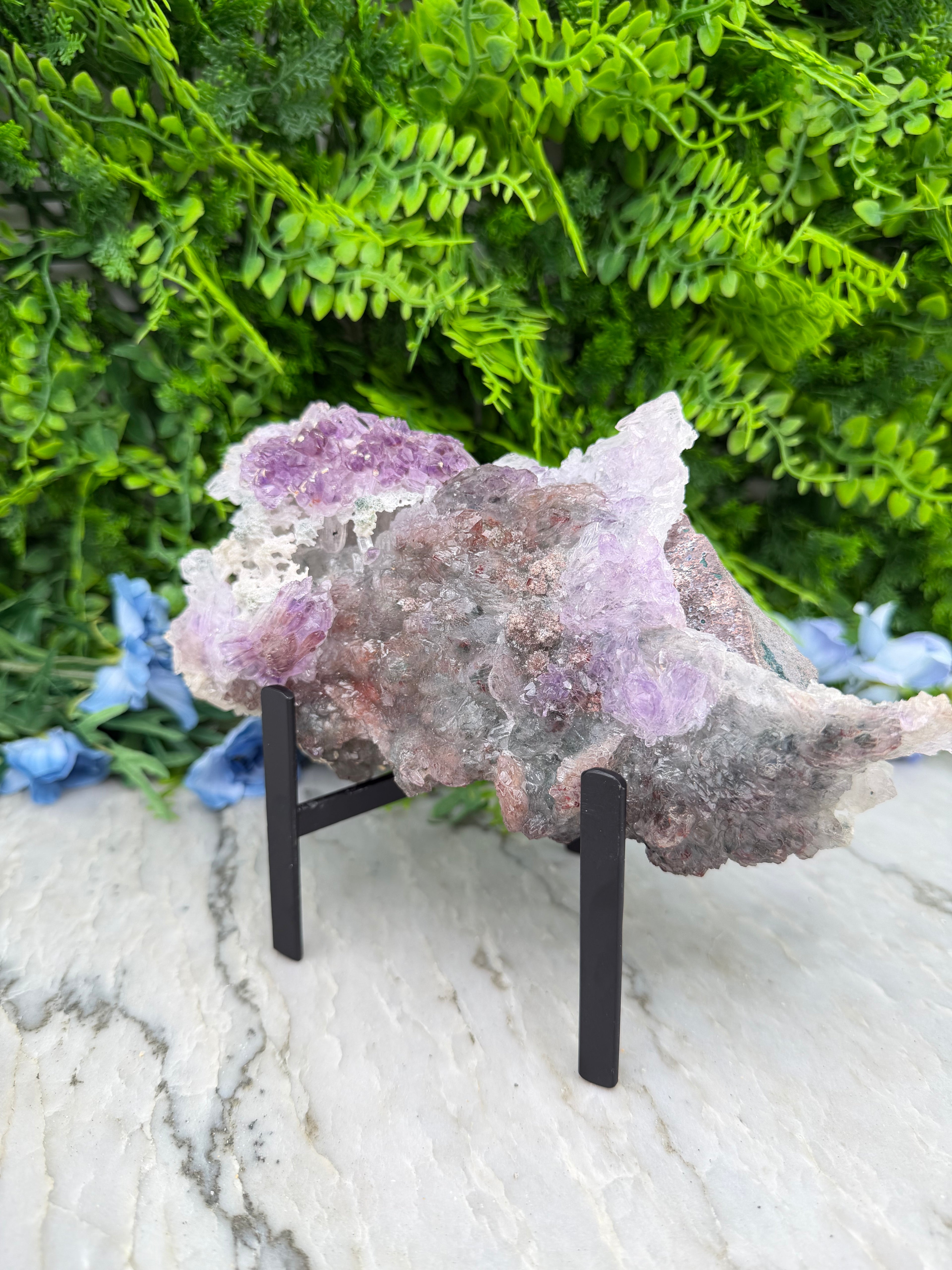 Amethist flower op standaard (1142 gr/21 cm)