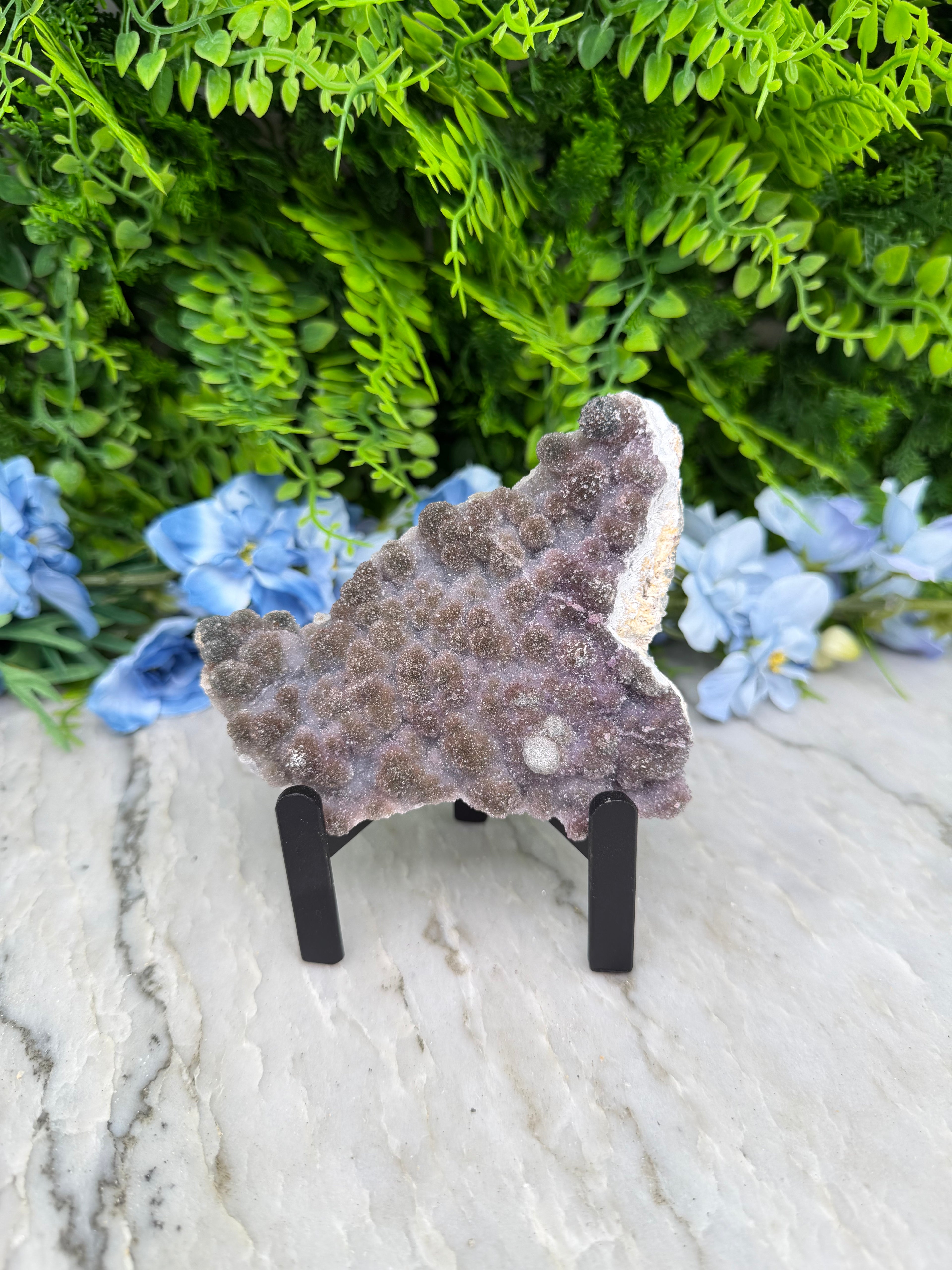 Amethist flower op standaard (226 gr/11 cm)