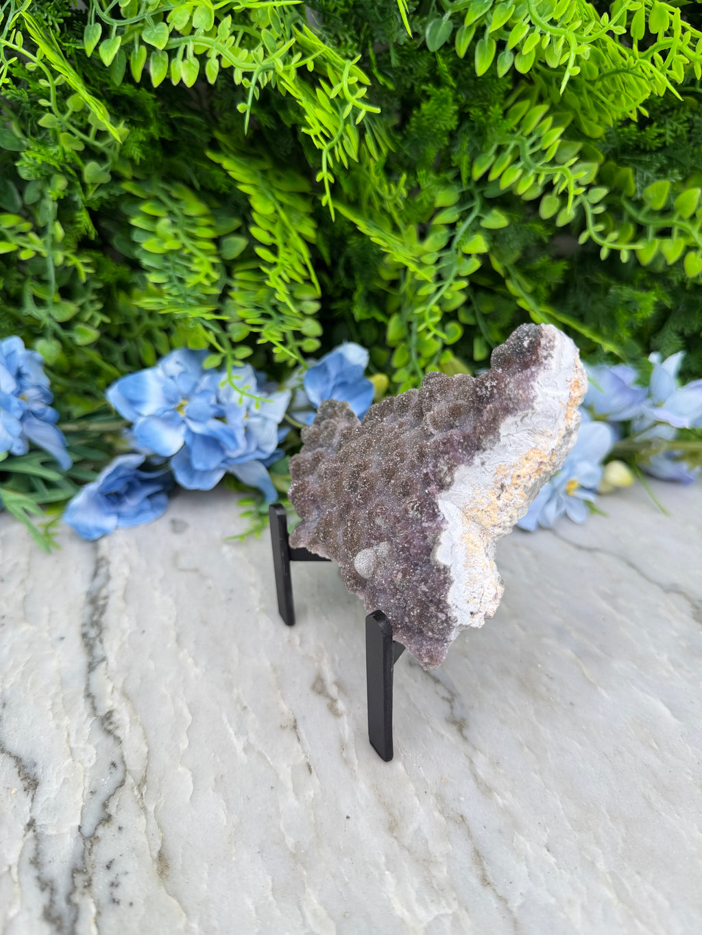 Amethist flower op standaard (226 gr/11 cm)