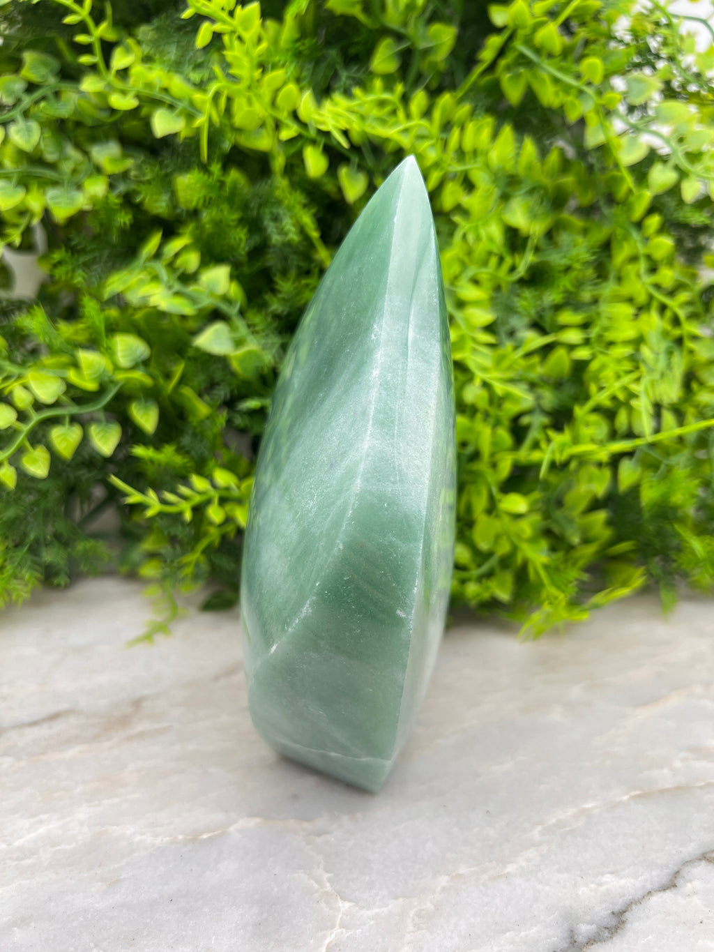 Groene Aventurijn vlam XL