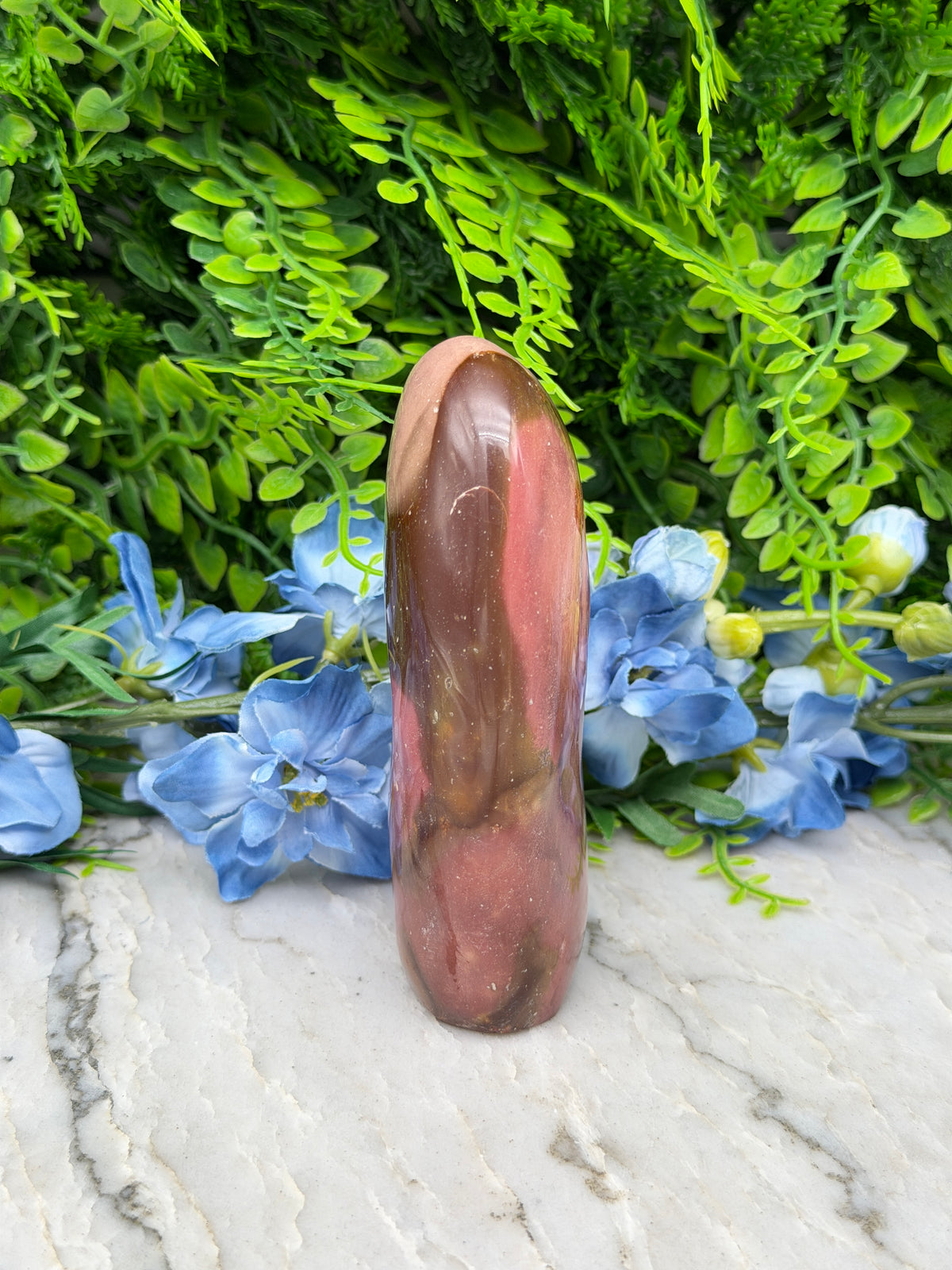 Polychroom Jaspis freeform freeform (330 gr/11 cm)