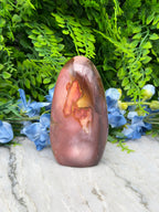 Polychroom Jaspis freeform freeform (330 gr/11 cm)