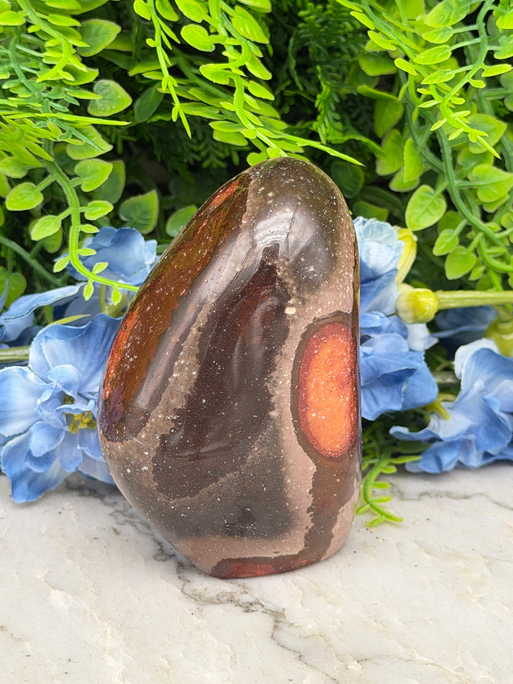 Polychroom Jaspis freeform (426 gr/9 cm)