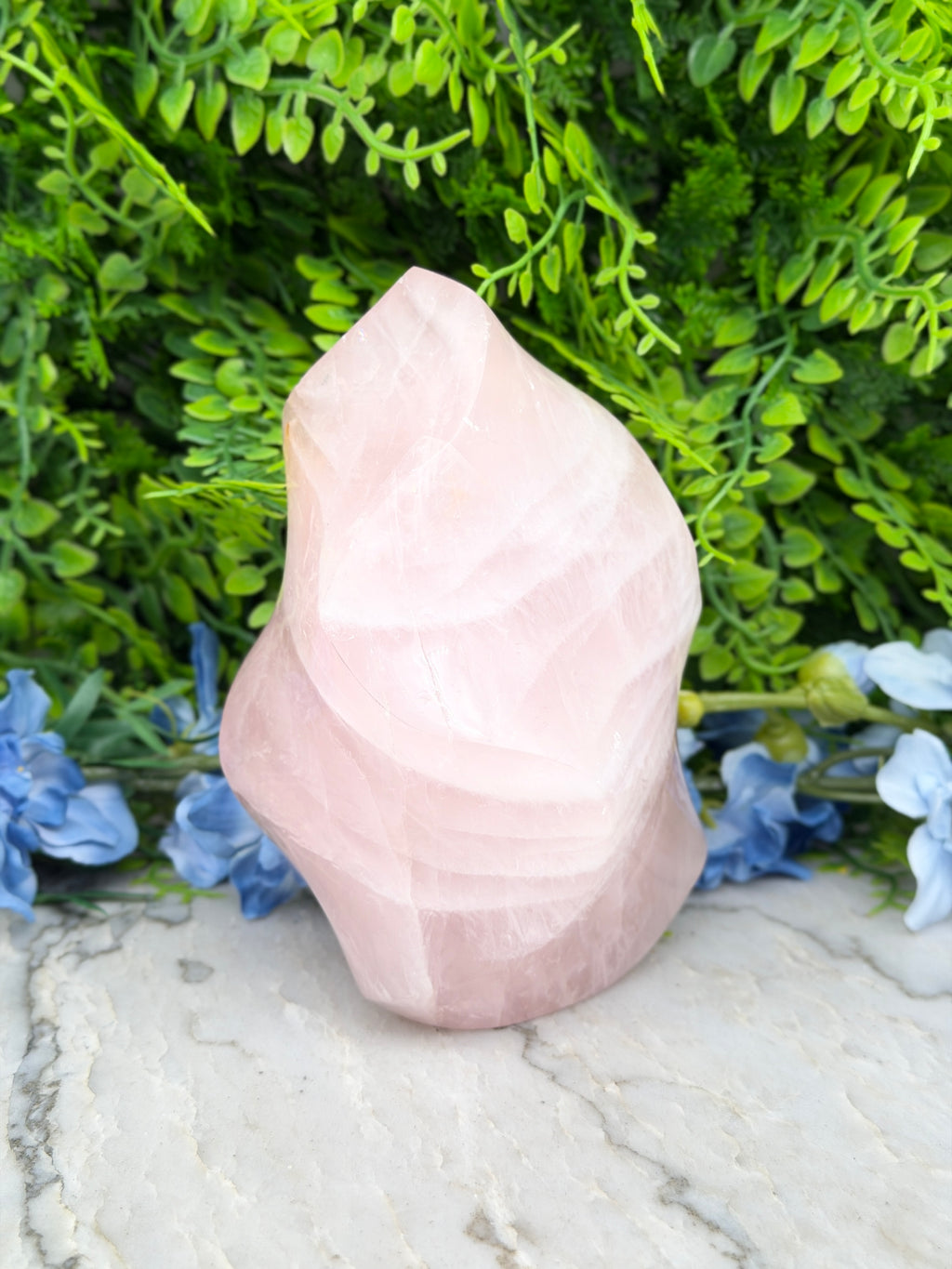 XL Rozenkwarts vlam (1312 gr/15 cm)