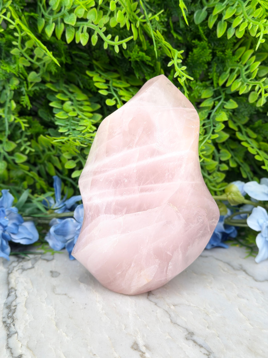 XL Rozenkwarts vlam (1312 gr/15 cm)