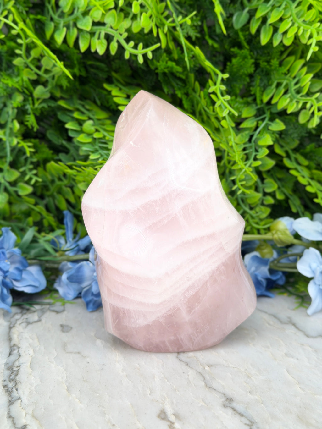 XL Rozenkwarts vlam (1312 gr/15 cm)