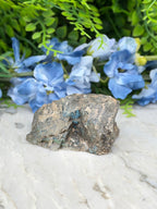 Labradoriet half gepolijst (134 gr/7 cm)