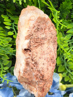 Citrine/Smoky Amethyst on a stand (414 g/15 cm)