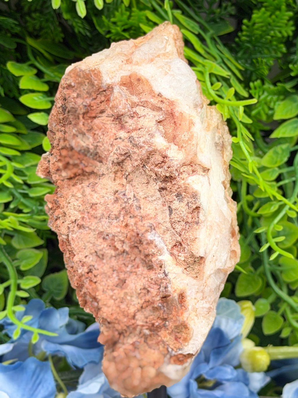Citrine/Smoky Amethyst on a stand (414 g/15 cm)