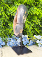 Druzy Agaat geode rondom gepolijst op standaard (1074 gr/21 cm)