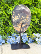 Druzy Agaat geode rondom gepolijst op standaard (1074 gr/21 cm)