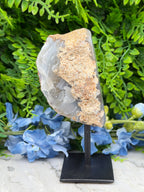 Agaat geode op standaard (490 gr/14 cm)