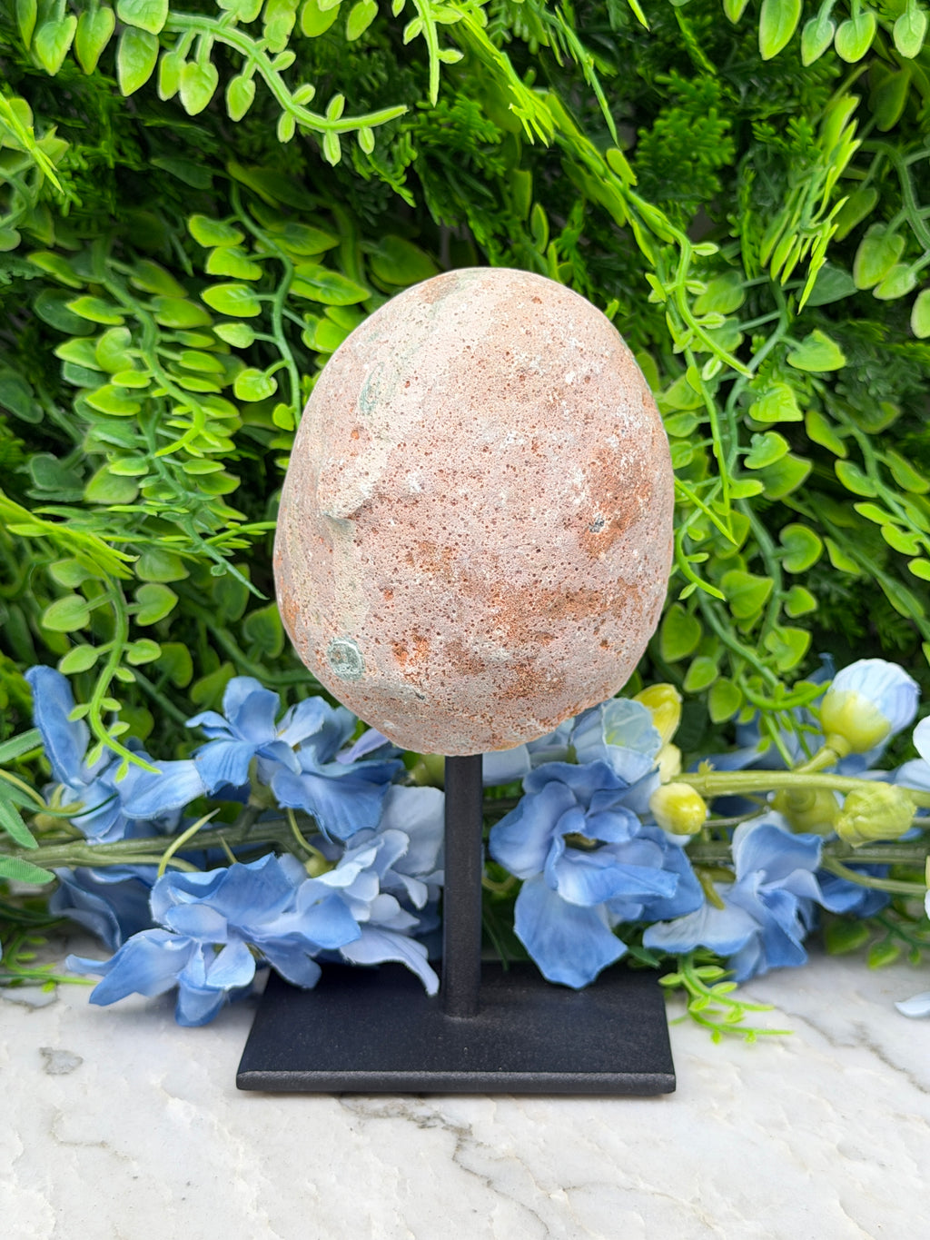 Agaat geode op standaard (420 gr/13 cm)