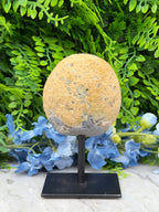 Agaat geode op standaard (272 gr/13 cm)