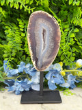 Agaat geode op standaard (384 gr/15 cm)
