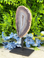 Agaat geode op standaard (384 gr/15 cm)