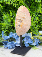 Agaat geode op standaard (384 gr/15 cm)