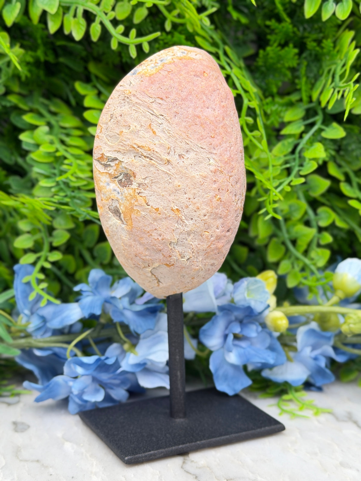 Agaat geode op standaard (384 gr/15 cm)